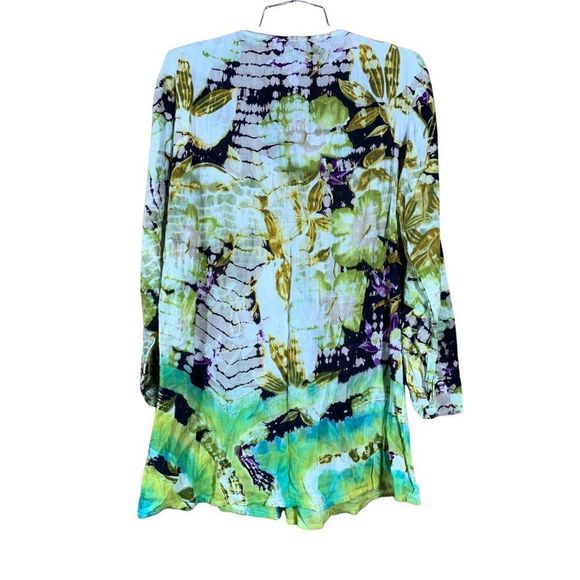 Chaudry KC Cotton Beaded Tunic Size L - Picture 2 of 6